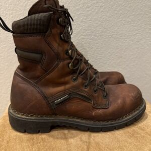 Red Wing 2238 Dyna Force Tall Steel Toe Brown Work Boots Men's 11D. Great Shape